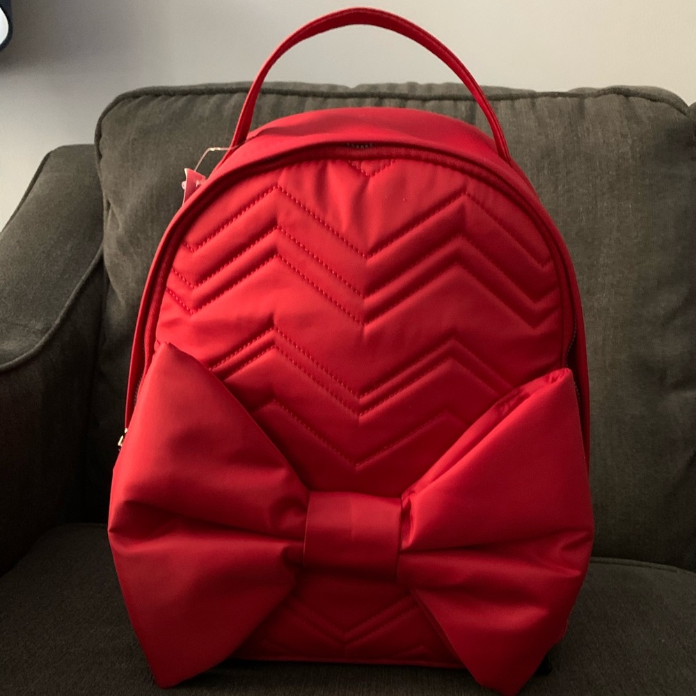 Cute red backpack